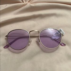Purple tint sunglasses
